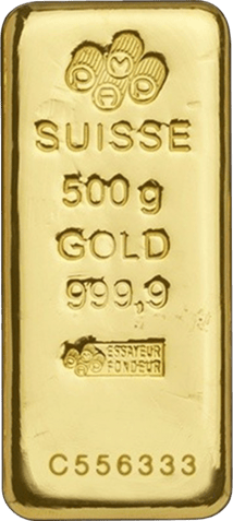 500g Goldbarren PAMP Suisse