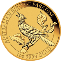 1 Unze Gold Australian Birds of Paradise - Manucodia Paradiesvogel 2019 (Auflage: 5.000)