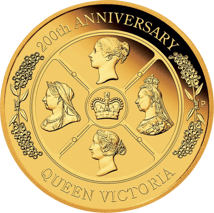 2 Unze Gold 200.Geburtstag Victoria 2019 PP (Auflage: 350)