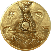 1 Unze Gold Big Five Löwe 2019 PP (Auflage: 500 | 2. Motiv | im Etui)