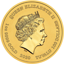 1 Unze Gold Homer Simpson 2020 (Auflage: 4.500 Stücke)