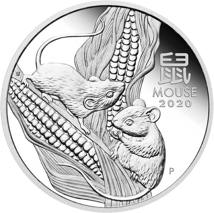 3 Münzen Silber Set Lunar III Maus 2020 PP (Auflage: 2.000 | Polierte Platte)