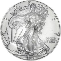 1 Unze Silber American Eagle 2011