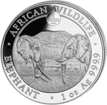 1 Unze Silber Somalia Elefant 2020 PM WMF (Privymark: World Money Fair Berlin | Auflage: 1.000 Stück)