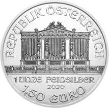 1 Unze Silber Wiener Philharmoniker 2020
