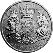 1 Unze Silber The Royal Arms 2020