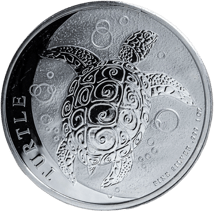 1 Unze Silber Hawksbill Schildkröte 2020