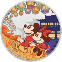 1 Unze Silber Disney Jahr der Maus Freude 2020 PP (Auflage: 3.000 | Polierte Platte)