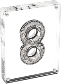 2 Unze Silber Drache und Phönix 2020 AF (Auflage: 3.888 Stücke | Antik finish)