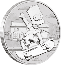 1 Unze Silber Bart Simpson 2020 (Auflage: 25.000)