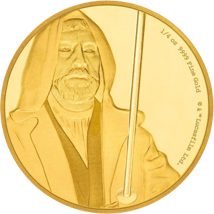 1/4 Unze Gold Obi Wan Kenobi Star Wars 2017 PP (Auflage: 1.000 | Polierte Platte)