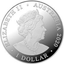 1 Unze Silber Spinner Delfin 2020 (Auflage: 25.000)