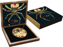 5 Unze Gold Red Back Spider 2020 PP (Auflage: 50 | Polierte Platte)