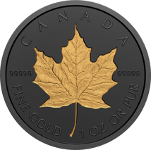 1 Unze Gold Maple Leaf 2020 (Auflage: 350 | Rhodium veredelt | Incuse)