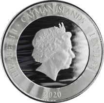 1 Unze Silber Cayman Islands Marlin Speerfisch 2020 (Auflage: 50.000)