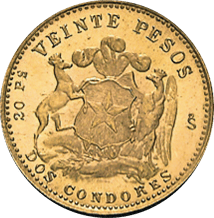 20 Chilenische Peso Gold