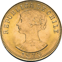 50 Chilenische Peso Gold