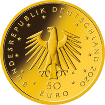 1/4 Unze Gold 50 Euro Orchesterhorn 2020 (Buchstabe A)