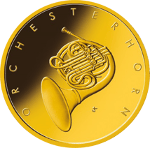1/4 Unze Gold 50 Euro Orchesterhorn 2020 (Buchstabe A)