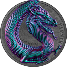 2 Unze Silber Fafnir 2020 (Auflage: 999 | High Relief | coloriert)