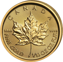 1/10 Unze Gold Maple Leaf 2021