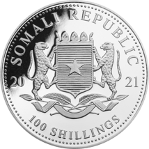 1 Unze Silber Somalia Elefant 2021