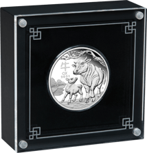 1 Unze Silber Lunar III Ochse 2021 PP (Auflage: 5.000 | Polierte Platte)
