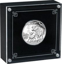 1/2 Unze Silber Lunar III Ochse 2021 PP (Auflage: 4.000 | Polierte Platte)