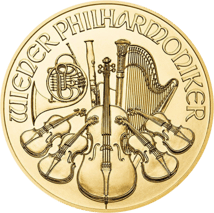 1/2 Unze Gold Wiener Philharmoniker 2021