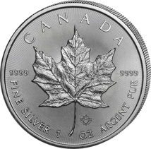 1 Unze Silber Maple Leaf 2021