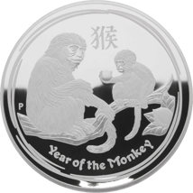 1kg Silver Coin Lunar II Monkey 2016 Proof (Mintage: 500 | Proof)