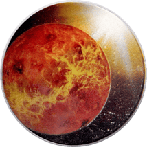1 Unze Silber Sonnensystem Venus 2021 (Auflage: 1.500 | gewölbt)