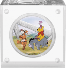 1 Unze Silber Disney Winnie Puuh und Freunde 2021 PP (Auflage: 3.000 | Polierte Platte)
