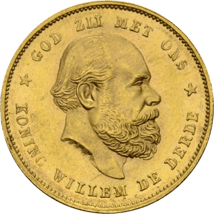 10 Gulden Gold Willem