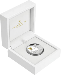 1 Unze Silber Glückwunsch zur Hochzeit 2021 PP (inkl. Etui | Perth Mint)
