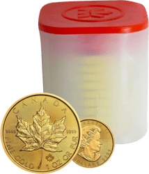 10 x 1 Unze Gold Maple Leaf 2022