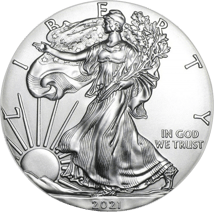 1 Unze Silber American Eagle 2021