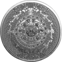 2 Unze Silber Aztekenkalender