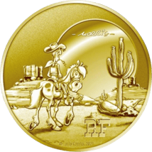 1/2 Unze Gold 75 Jahre Lucky Luke 2021 PP (Auflage: 250 | Polierte Platte)