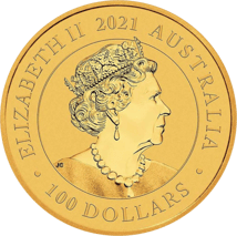 1 Unze Gold Perth Mint Schwan 2021 (Auflage: 5.000 Stück)