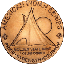 1 Unze Kupfermünze Great Spirit