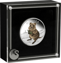 1 Unze Silber Australian Quokka 2021 PP (Auflage: 5.000 | coloriert)