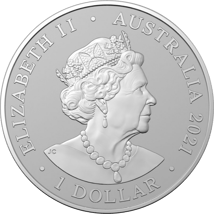 1 Unze Silber Australien Zoo Gepard 2021 (Auflage: 25.000)