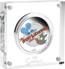 1 Unze Silber Itchy und Scratchy 2021 PP (Auflage: 5.000 | coloriert | Polierte Platte)