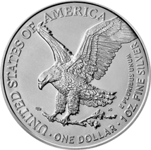 20 x 1 Unze Silber American Eagle 2021 (Typ II)