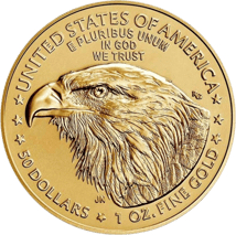 1 Unze Gold American Eagle 2021 (Typ II) MS-70 PCGS