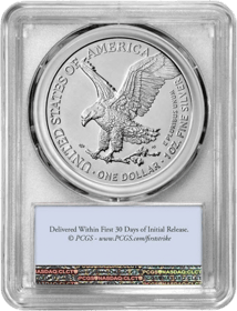 1 Unze Silber American Eagle 2021 (Typ II) MS-70 PCGS