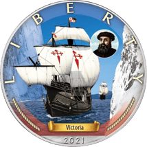 1 Unze Silber Eagle Victoria 2021 (Auflage: 1.500)