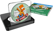 1 Unze Silber Bart Simpson 2020 (Auflage: 100 | Farbveredelung in Metallic)