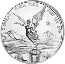 2 Unze Silber Mexiko Libertad 2021